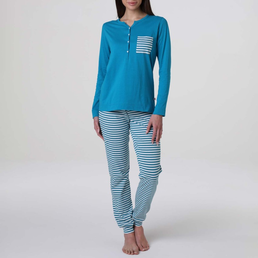 PIGIAMA LUNGO SERAFINO IN COTONE LOVABLE