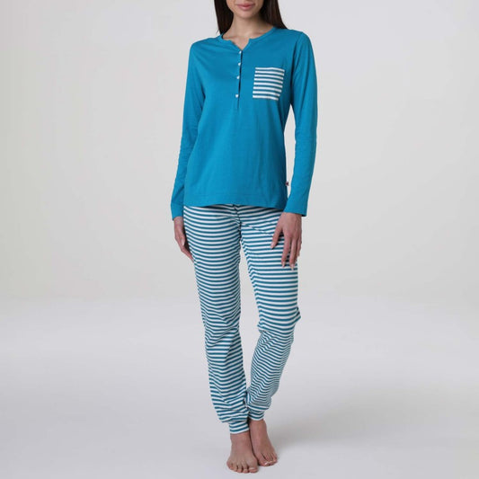 PIGIAMA LUNGO SERAFINO IN COTONE LOVABLE