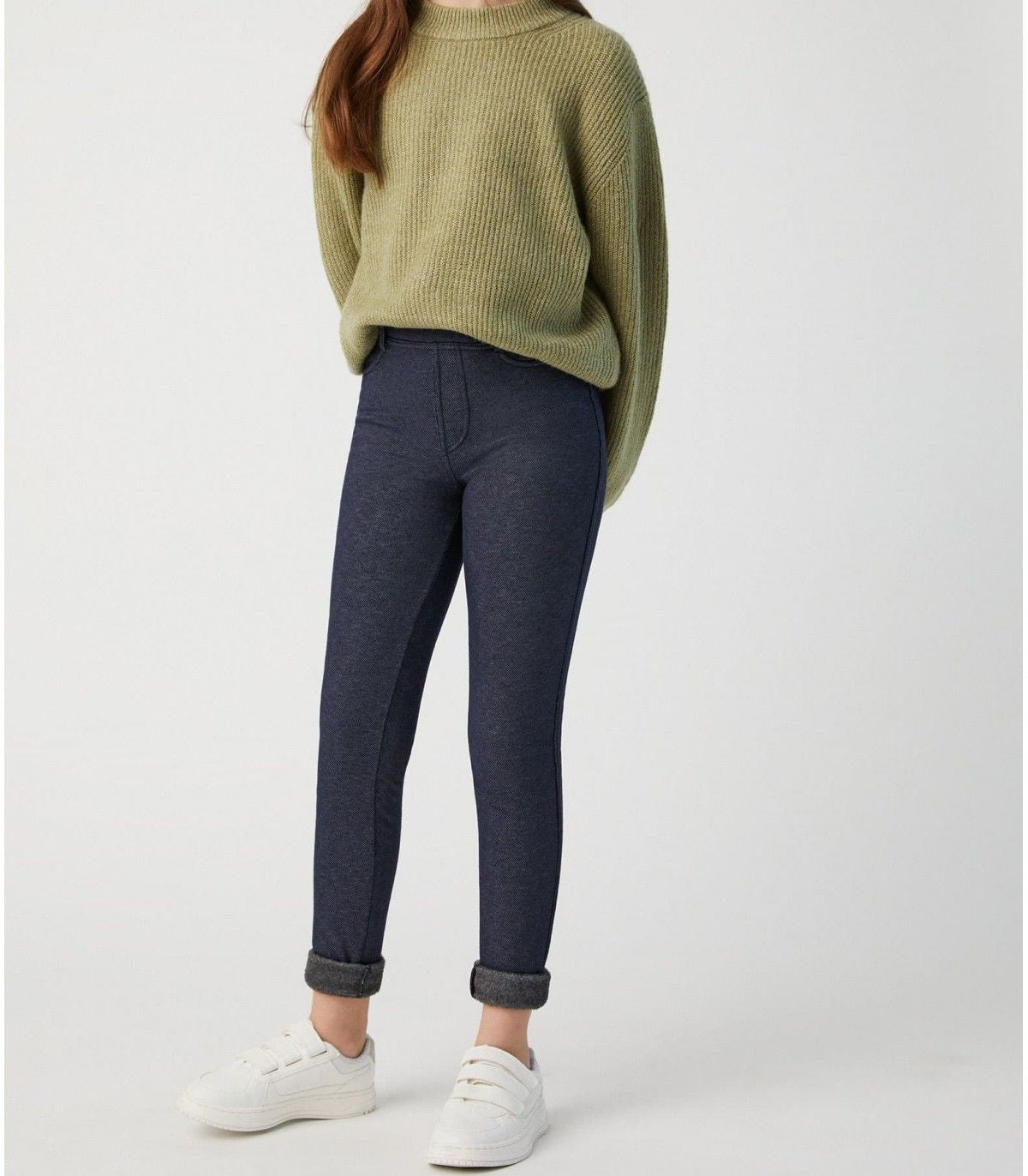 LEGGINGS TERMICO EFFETTO JEANS BAMBINA YSABEL MORA