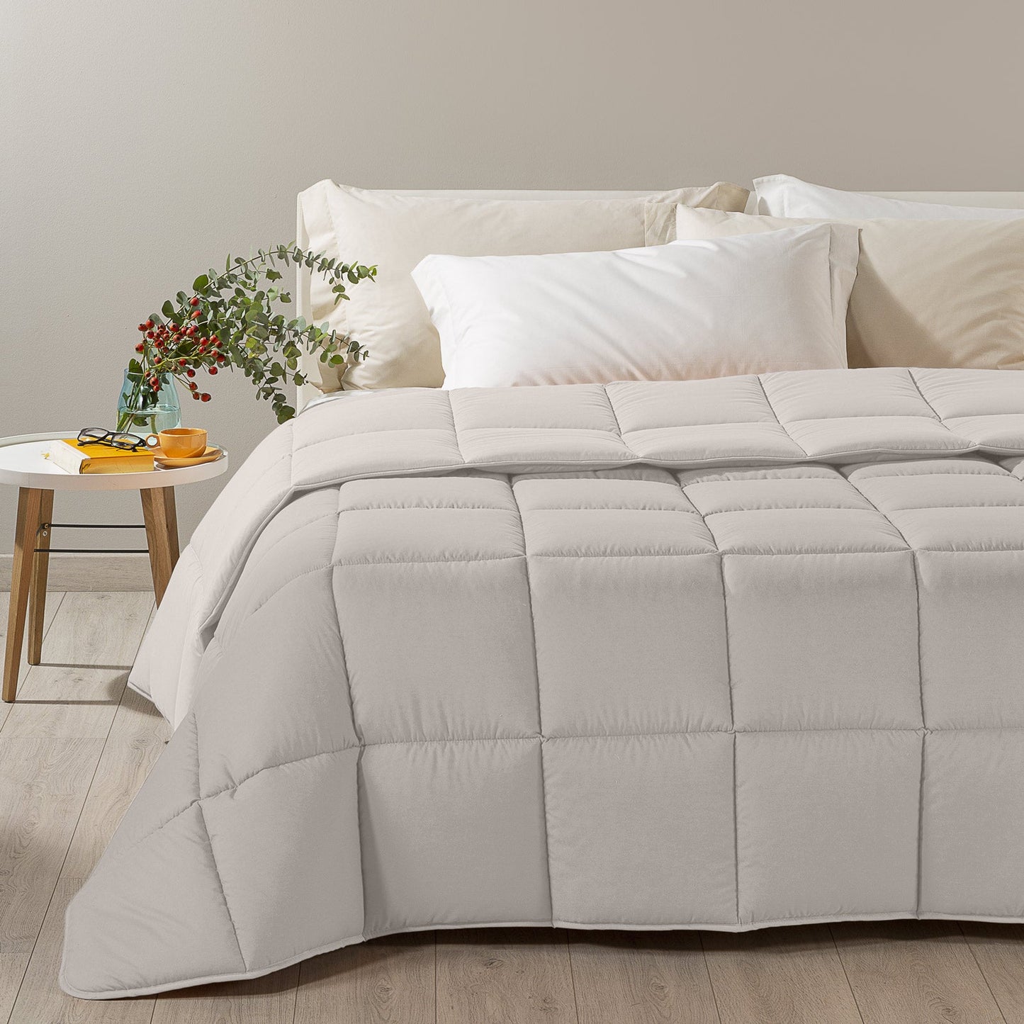 TRAPUNTA MATRIMONIALE IN MICROFIBRA MODERN SABBIA 300gr/mq CALEFFI